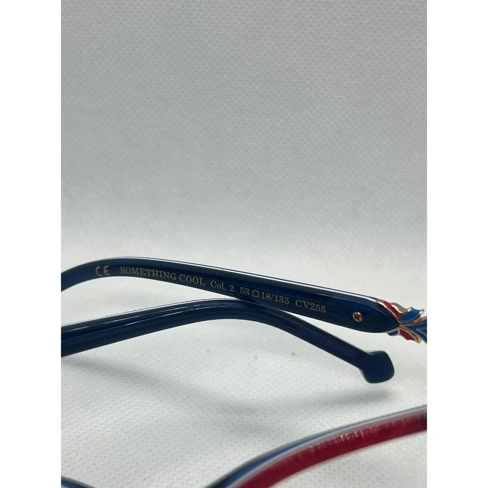 Coco Song Something Cool‎ CV255 Red Blue Cat Eye Eyeglass Frames 53-18-135